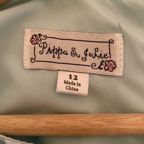 Mint Blue/Green Lace Dress - Picture 3 of 3